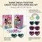 Barbie Dream Together Multicolor Create-Your-Own Paper Gift Bags w/ Add-Ons, Pack of 8, 8.25 x 5 x 3.25 Party Favor Bags for Kids Birthday Treats